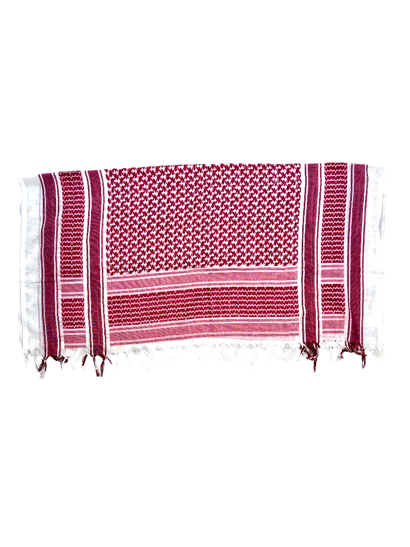 Classic Jordanian Red and White Keffiyeh