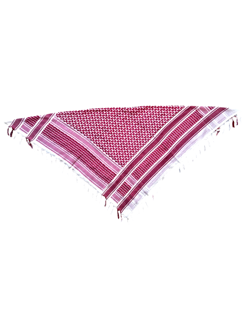 Classic Jordanian Red and White Keffiyeh