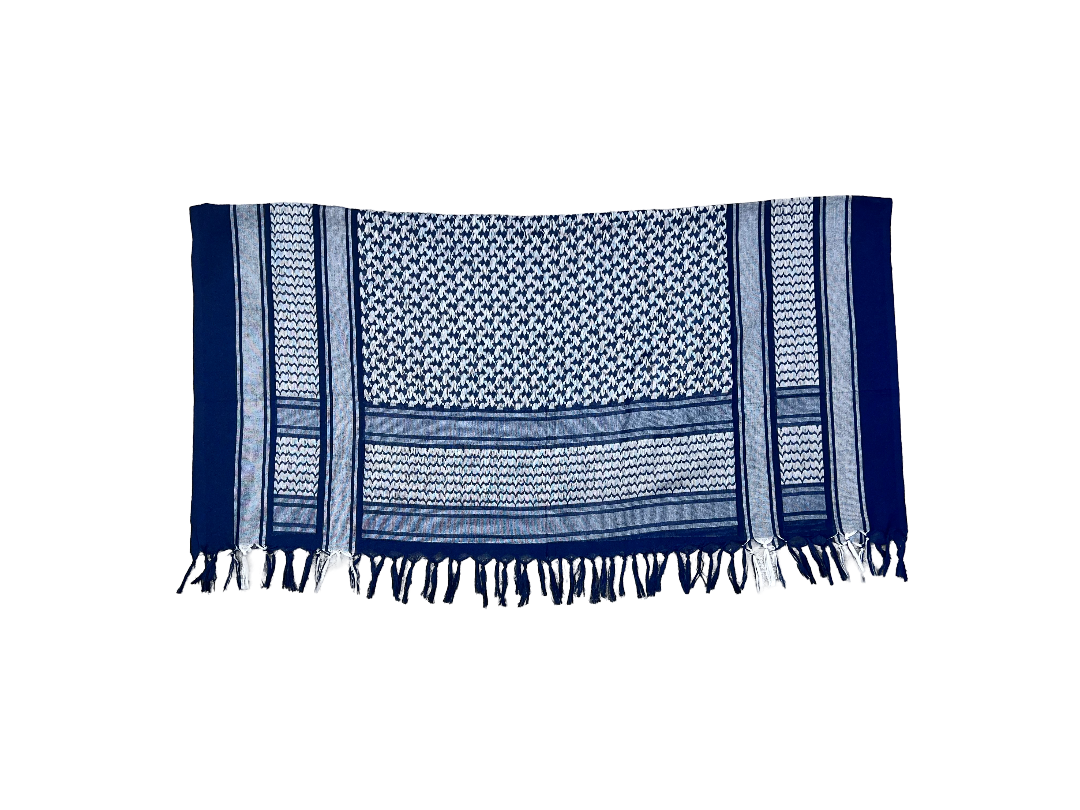 Blue and White Keffiyeh