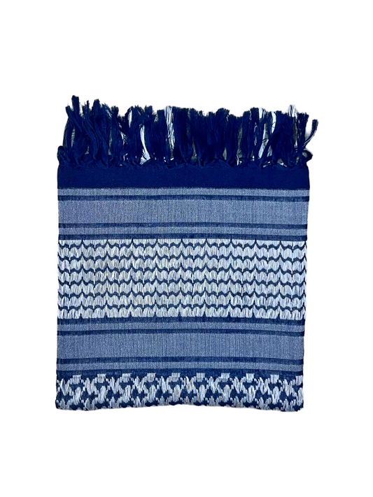 Blue and White Keffiyeh