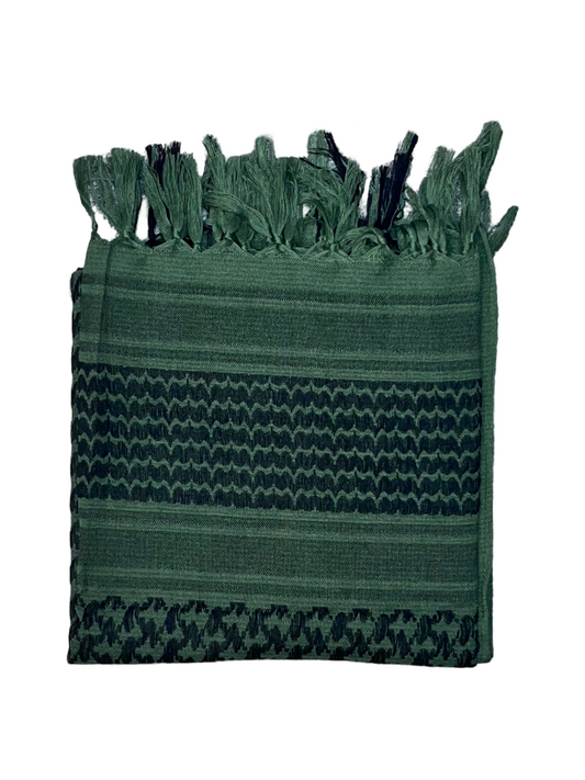 Dark Green and Black Keffiyeh