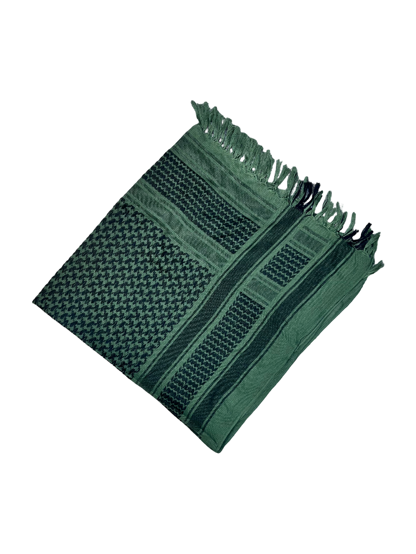 Dark Green and Black Keffiyeh