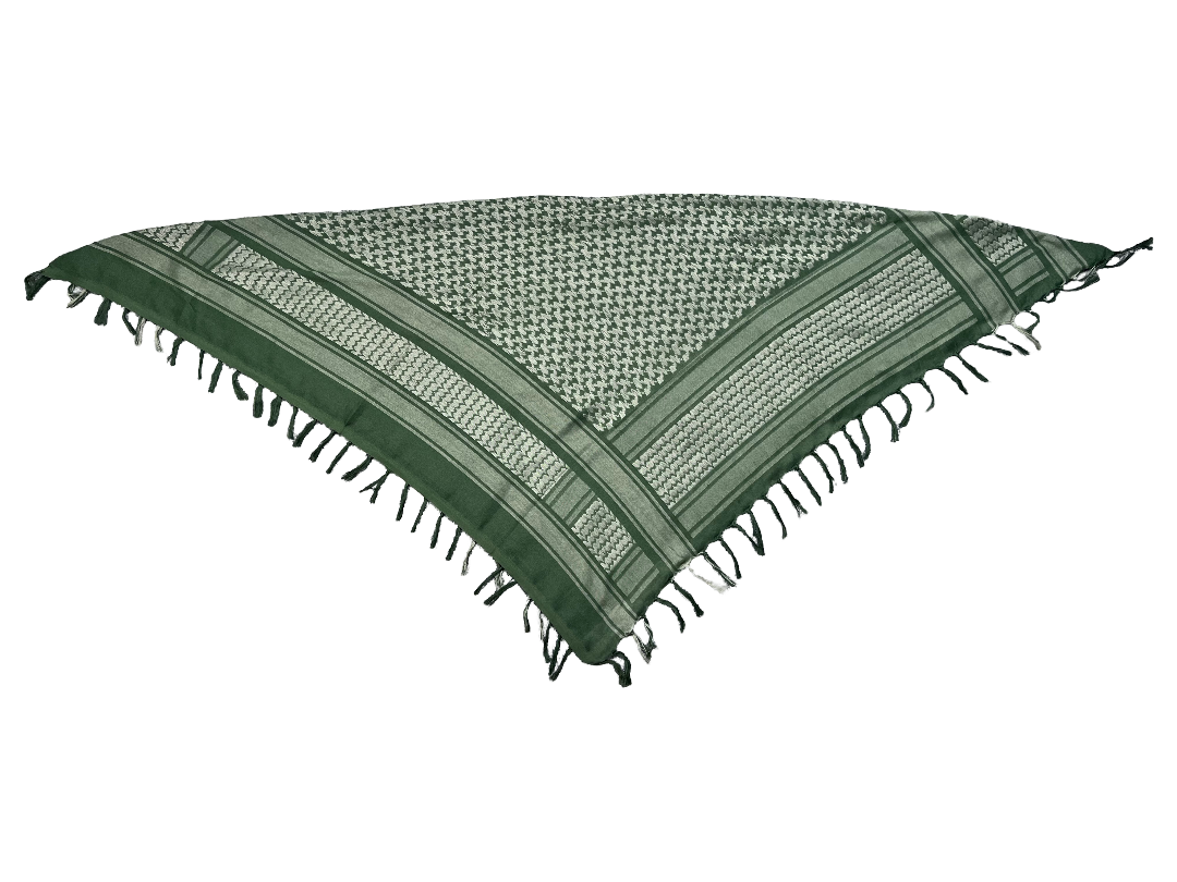 Light Green and White Keffiyeh