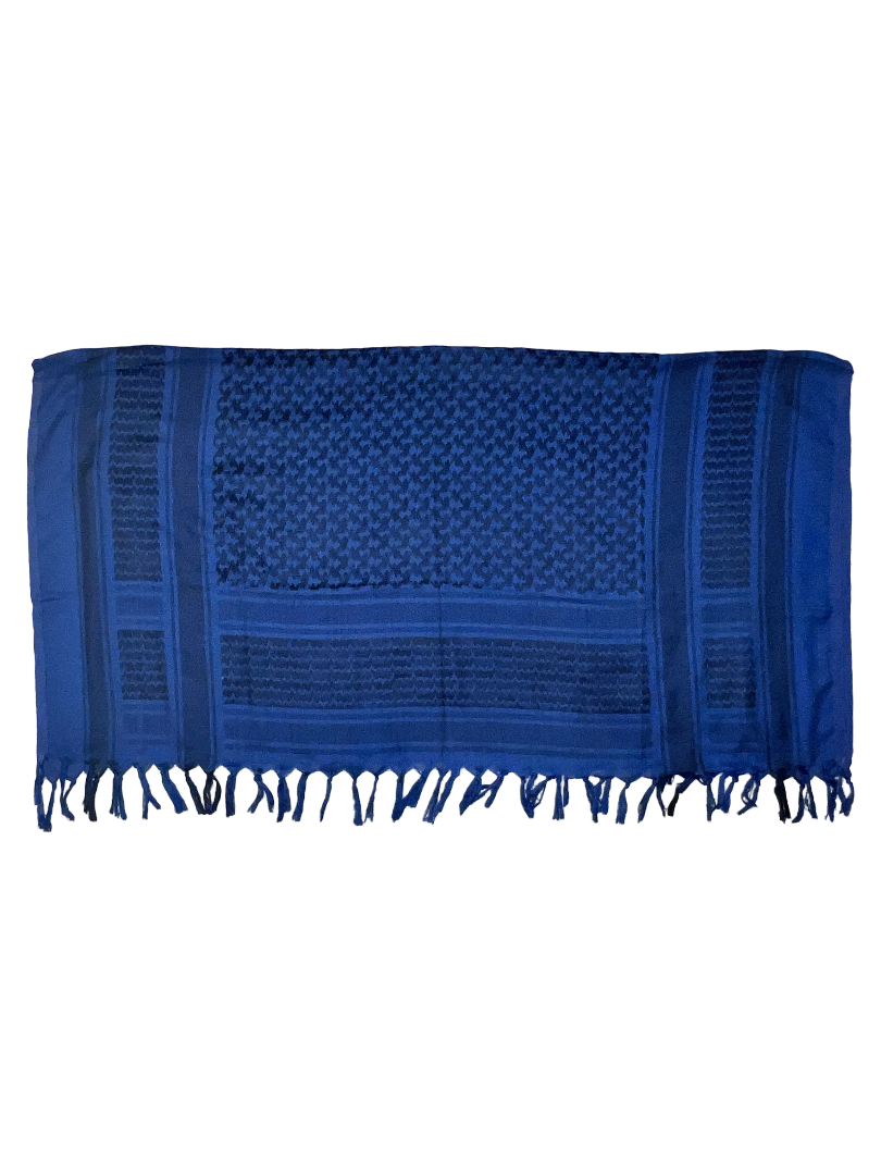 Daring Black and Blue Keffiyeh